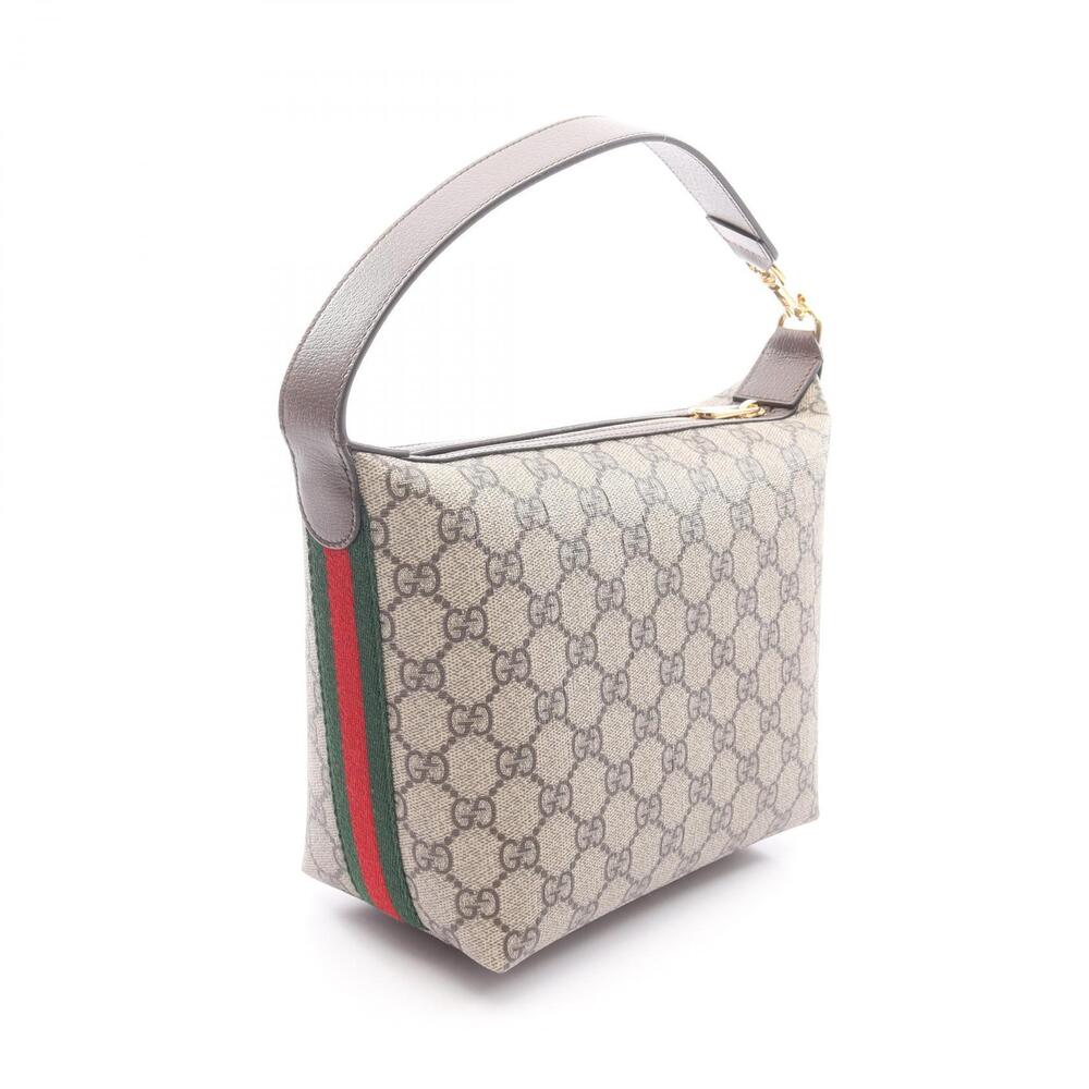 Gucci Tan Supreme Ophidia Leather Beige Brown GG Handbag Multicolor